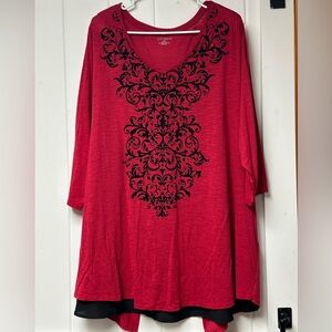 Beautiful top with split back